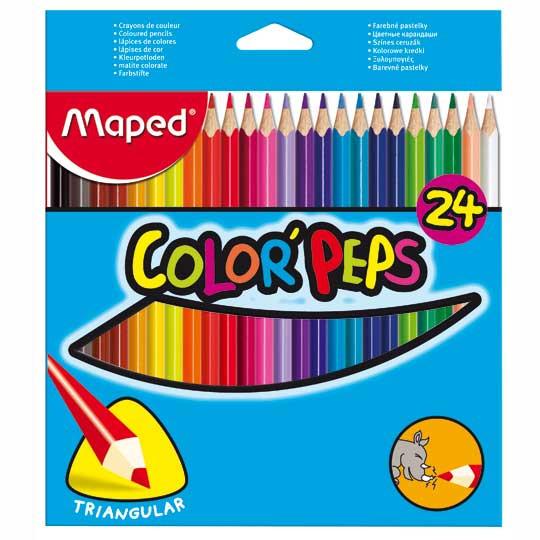 4160-8 CRAYON MADERA MAPED LARGO 24 COL. FX72