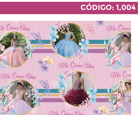 4300-1004 PLIEGO DE REGALO 15 AÑOS
