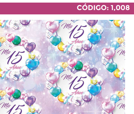 4300-1008 PLIEGO DE REGALO 15 AÑOS