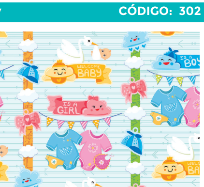 4300-302 PLIEGO DE REGALO BABY