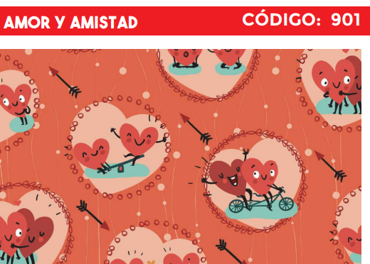 4300-901 PLIEGO DE REGALO AMOR Y AMISTAD