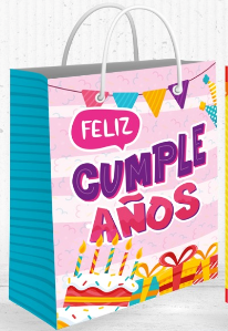 7000-503 BOLSA DE REGALO FELIZ CUMPLEAÑOS