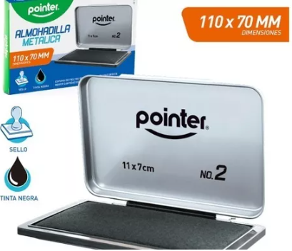 ALMOHADILLA PARA SELLO POINTER 11X7 CM FX144