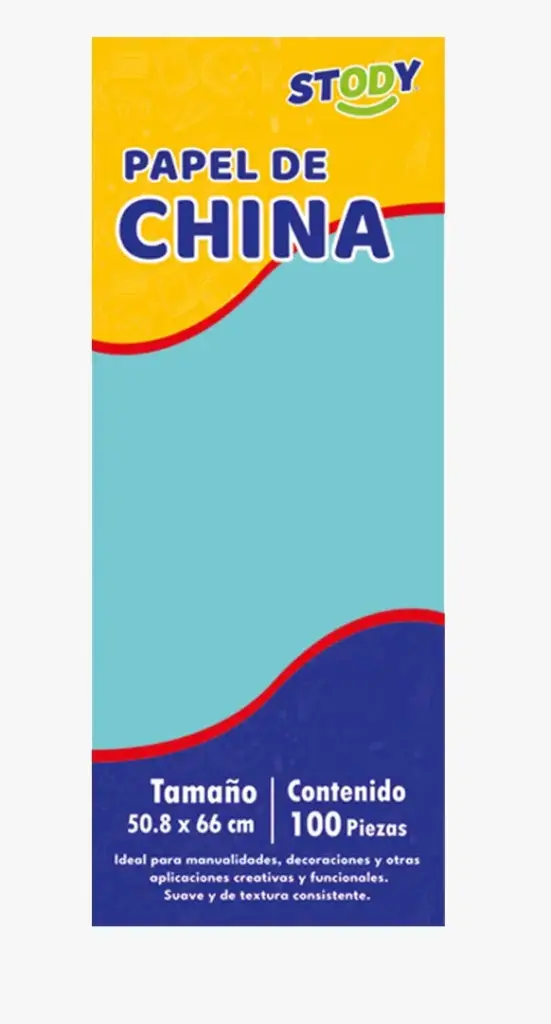CIENTO PAPEL CHINA AQUA STODY 