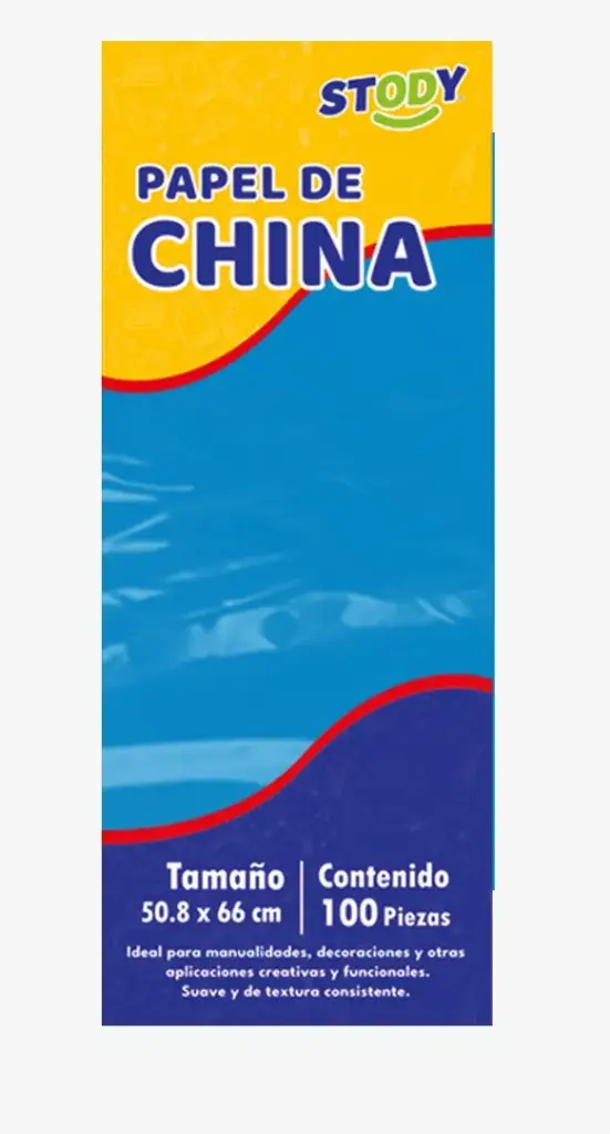 CIENTO PAPEL CHINA AZUL CLARO STODY 