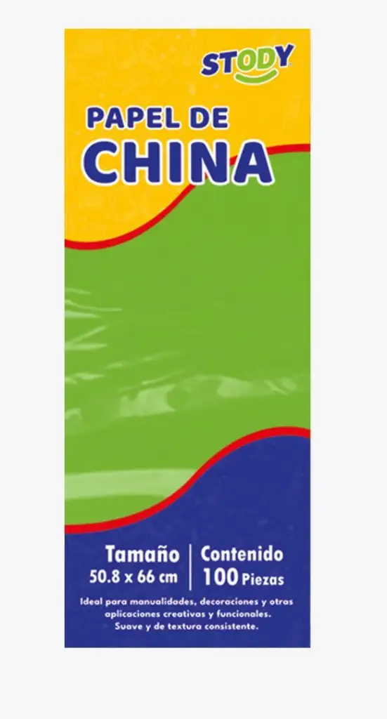 CIENTO PAPEL CHINA VERDE CLARO STODY