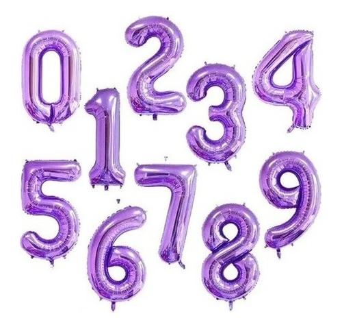 GLOBO 32" MORADO NO. 8