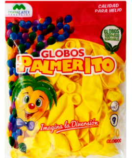 GLOBO #9 PALMERITO AMARILLO