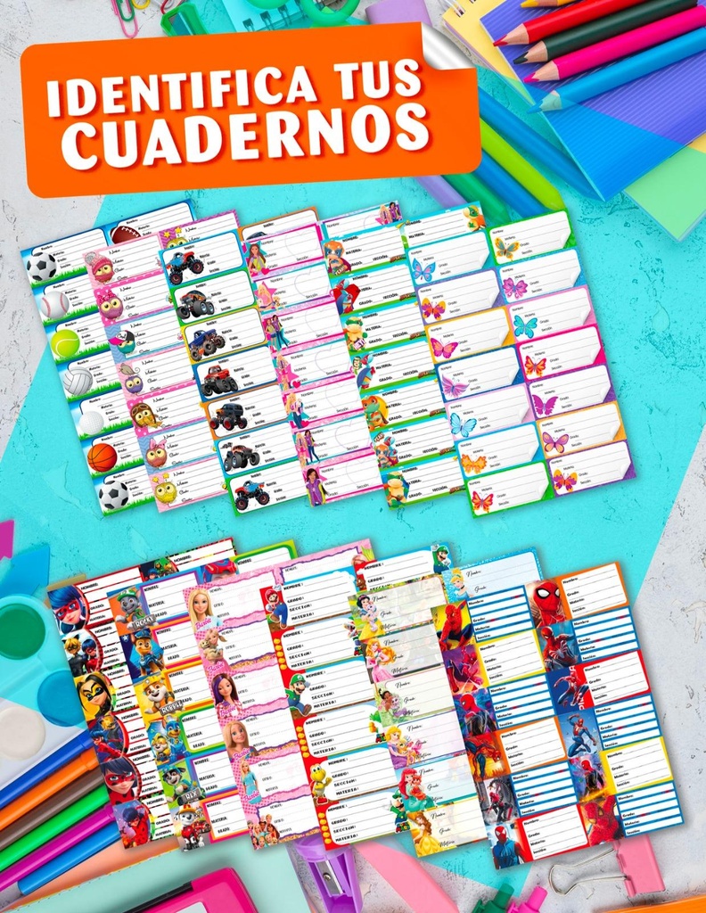 IDENTIFICADORES PARA NOMBRE