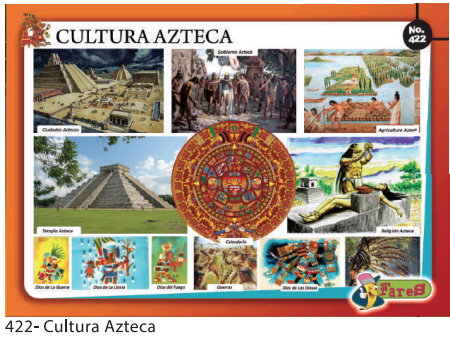 LAMINAS EDUCATIVAS CULTURA AZTECA