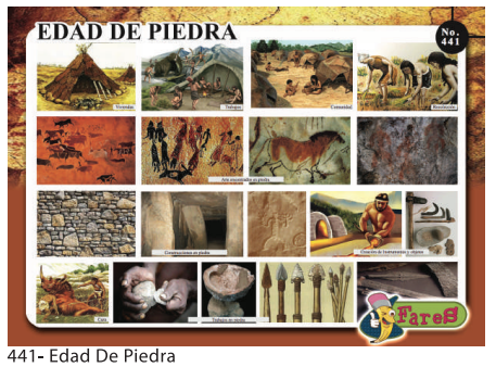 LAMINAS EDUCATIVAS EDAD DE PIEDRA