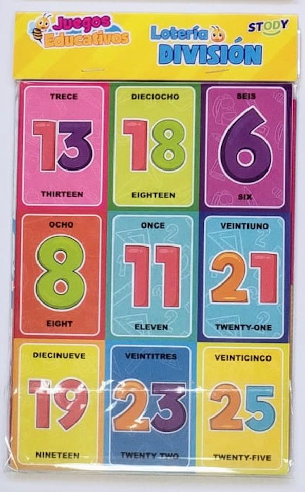 LOTERIA EDUCATIVA - DIVISION FX168 UDS.