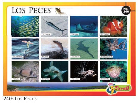 Laminas Educativas - f240 Los Peces