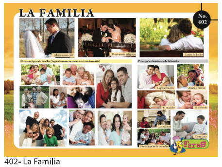 Laminas educativas -f402 La Familia