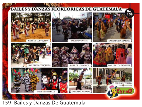 Laminas educativas Bailes y Danzas de guatemala