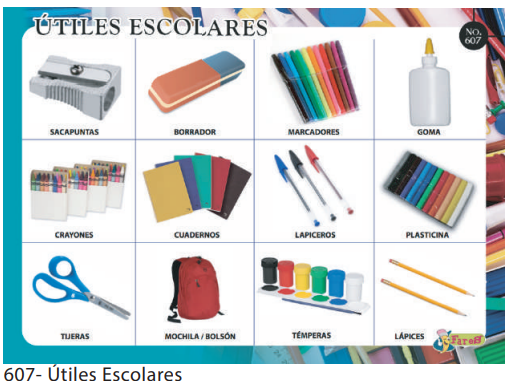 Laminas educativas Utiles Escolares