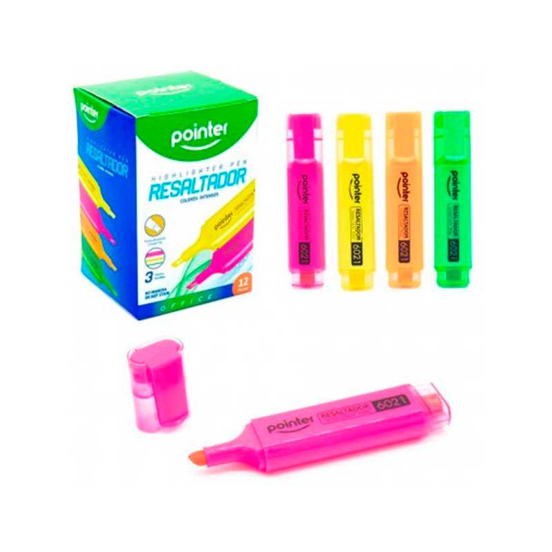 RESALTADOR POINTER SURTIDO FX60