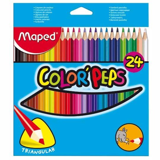 [4160-8] 4160-8 CRAYON MADERA MAPED LARGO 24 COL. FX72