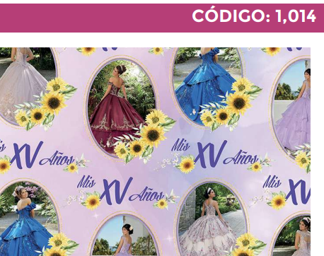 [4300-1014] 4300-1014 PLIEGO DE REGALO 15 AÑOS