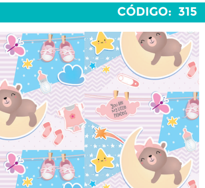 [4300-315] 4300-315 PLIEGO DE REGALO BABY