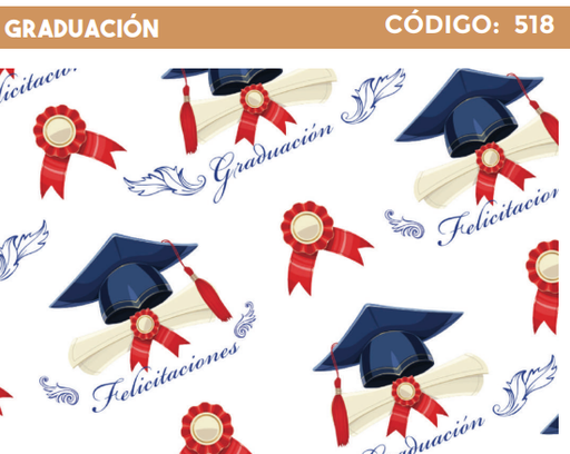 [4300-518] 4300-518 PLIEGO DE REGALO GRADUACIÓN