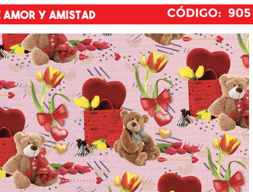 [4300-905] 4300-905 PLIEGO DE REGALO AMOR Y AMISTAD