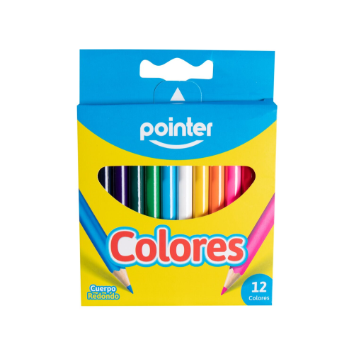 [RCP-12-S] CRAYON MADERA CORTO POINTER 12 COL. FX480