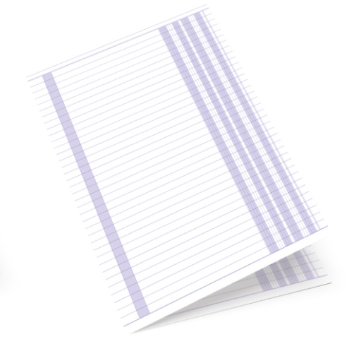 [1070-01] CUADERNILLO DE CONTABILIDAD 2 COLUMNAS RX80