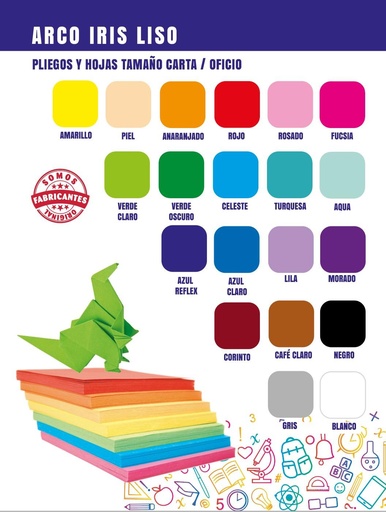 [1080-21] HOJA ARCOIRIS LISO GRIS T/C FX2,500H.