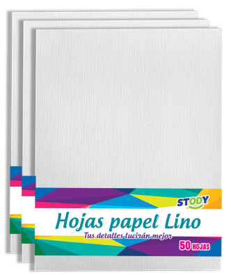 [1040-14] HOJA LINO BLANCO T/O 215 GMS. FX2000H.