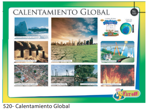[F520] LAMINAS EDUCATIVAS CALENTAMIENTO GLOBAL