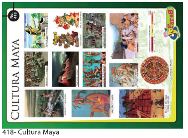 [F418] LAMINAS EDUCATIVAS CULTURA MAYA