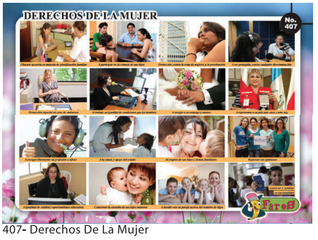 [F407] LAMINAS EDUCATIVAS DERECHOS DE LA MUJER