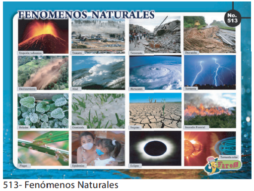[F513] LAMINAS EDUCATIVAS FENOMENOS NATURALES