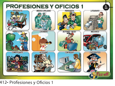 [F412] LAMINAS EDUCATIVAS PROFESIONES Y OFICIOS 1