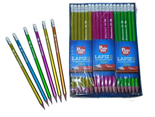 [MHB-6-T] LAPIZ POINTER TRIANGULAR METALICO FX20 G