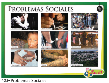 [F403] Laminas educativas - f403 Problemas Sociales