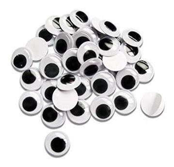 [SM-301C] OJITOS MOVIBLES NEGROS FX144