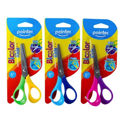 [SC-22119-5] TIJERA POINTER BICOLOR KIDS CX24 FX240